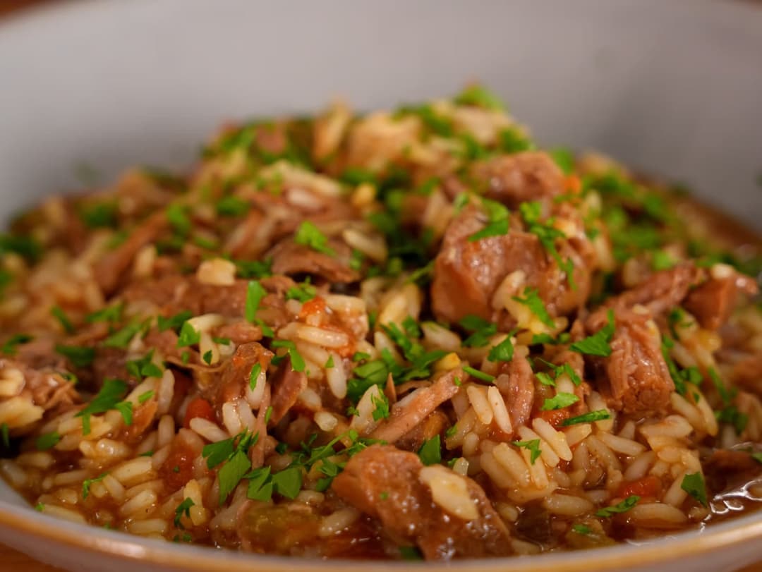 Arroz caldoso de Costela