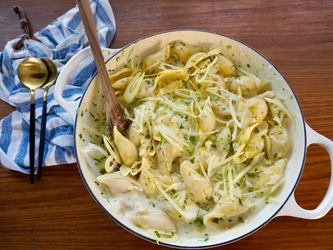 Conchiglione de bacalhau